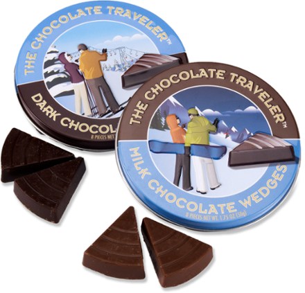chocolate blue wedges