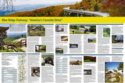 National Geographic Blue Ridge Parkway Destination Map 1