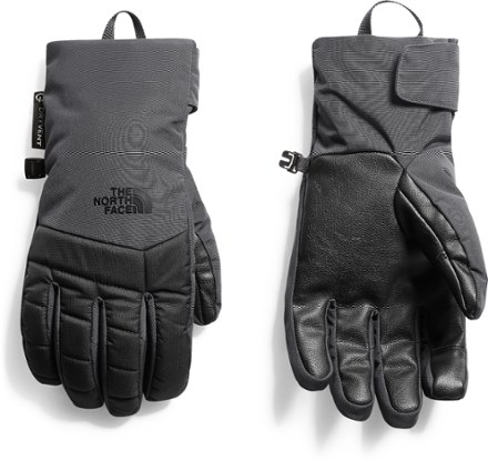 north face grey gloves