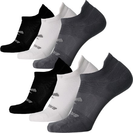 Brooks Run-In Socks - 6 Pairs 0