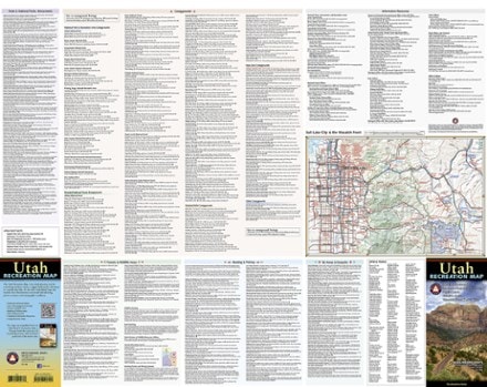 Benchmark Maps Utah Recreation Map 1