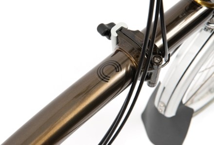 Brompton C Line Explore Folding Bike - Mid - Black Lacquer 7