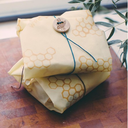Bee's Wrap Sandwich Wrap - Honeycomb Print 2