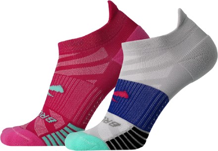 ghost brooks running Brooks Ghost Lite No-Show Socks - 2 Pairs 0