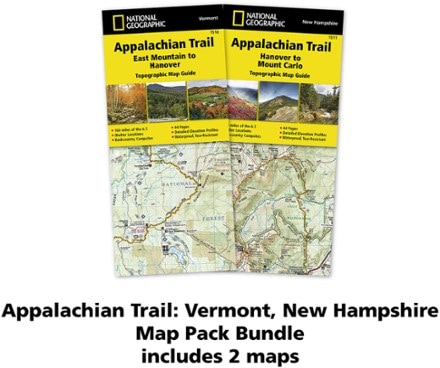 National Geographic Appalachian Trail Map Pack: Vermont and New Hampshire 1