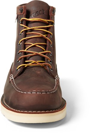 Danner Bull Run Moc Toe Boots - Men's Front view (Brown)