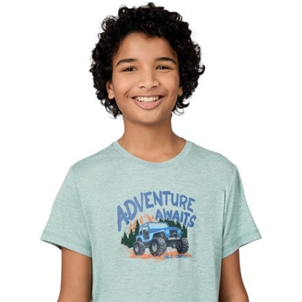Free Country Super Soft Graphic Crew T-Shirt - Kids' 3