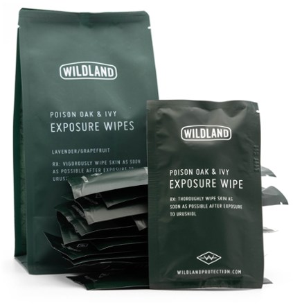 WILDLAND Poison Oak & Ivy Exposure Wipes - Package of 12 0