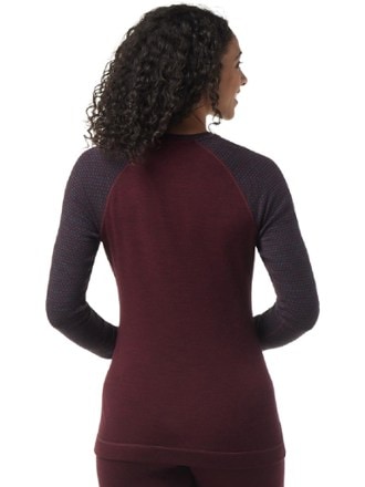 Smartwool Classic Thermal Merino Pattern Crew Base Layer Top - Women's 2