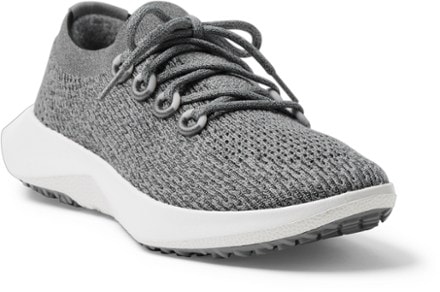 Allbirds Tree Dasher 2 Sneakers - Women's 3/4 view (Medium Grey/Light Grey)