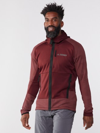 lanthaan barsten zingen adidas Terrex Tech Flooce Hooded Fleece Jacket - Men's | REI Co-op