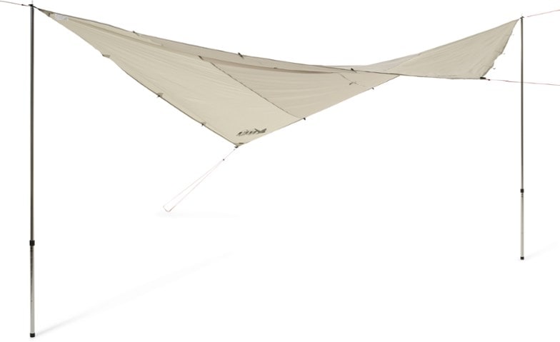 REI adjustable tarp poles not included
