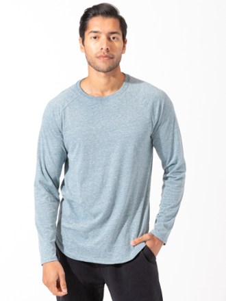 Threads 4 Thought Triblend Raglan Crew Long-Sleeve T-Shirt - Mens