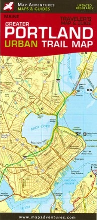 Map Adventures Greater Portland, Maine, Urban Trail Map 0