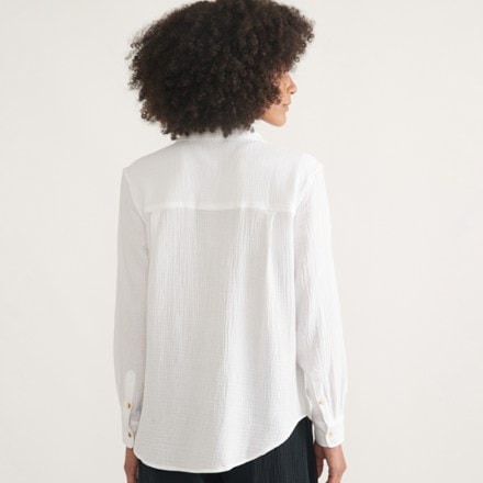 Marine Layer Jane Relaxed Double Cloth Shirt 1