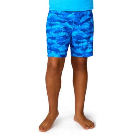 Free Country Full Elastic Waist Swim Shorts - Boys' 0