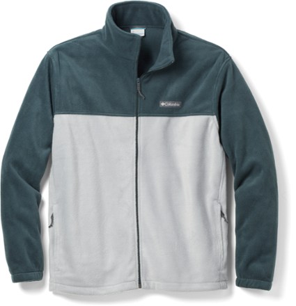 columbia grey fleece jacket