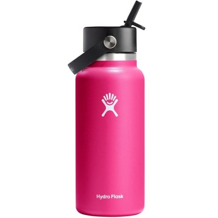 Hydro Flask Wide-Mouth Vacuum Water Bottle with Flex Straw Cap - 32 fl. oz. 0