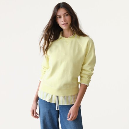 Marine Layer Cloud 9 Fleece Reversible Crewneck Sweatshirt - Women's 0