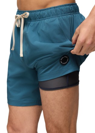 prAna La Jolla Lined Swim Shorts - Men's 4