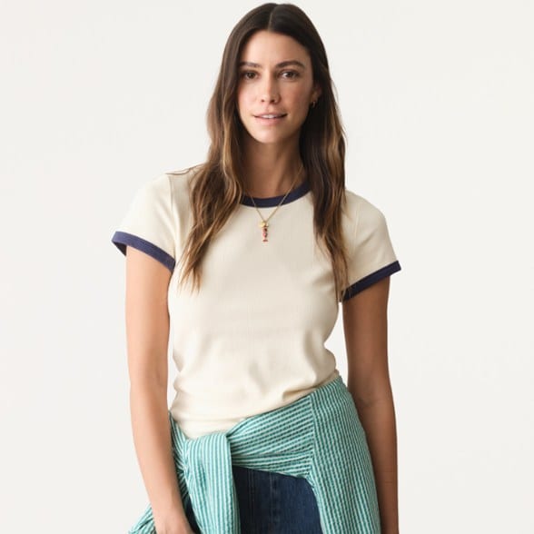 On Body Image of color Cream/Bay Blue