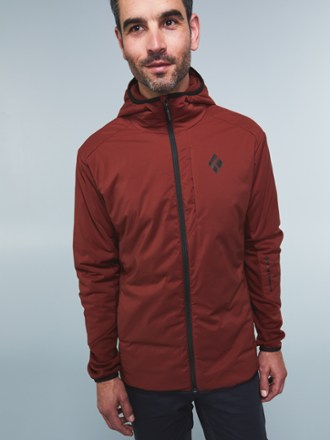 black diamond first light insulated hooded jacket