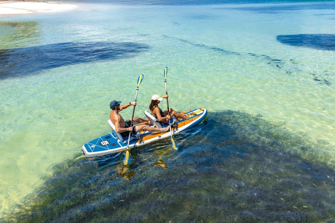 Location Image for LowRider Aero Tandem Inflatable Paddle Board with Paddles - 11'6"