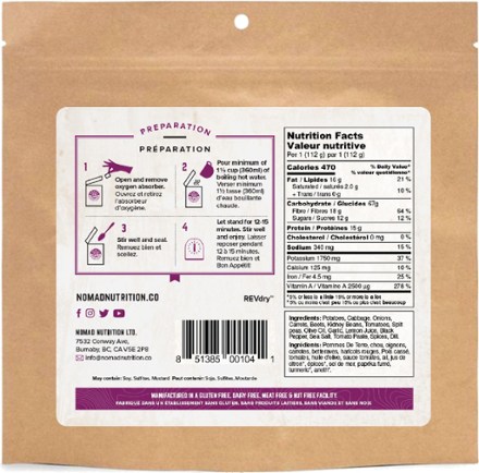 Nomad Nutrition Ukrainian Borscht - 1 Serving 1