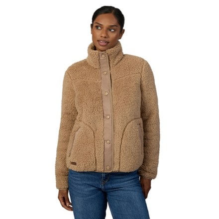 Free Country Sierra Sherpa Fleece Pile Snap-Front Jacket - Women's 0