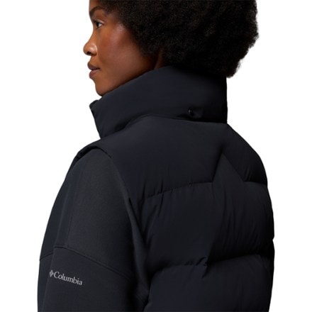 Columbia Amaze Puff Mid Hooded Down Vest - Women's 8