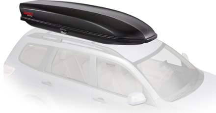 Yakima SkyBox 18 Carbonite Cargo Roof Box Alternative View (Black)