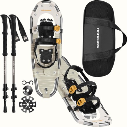 Retrospec Drifter Snowshoe Bundle with Trekking Poles - 25" 0