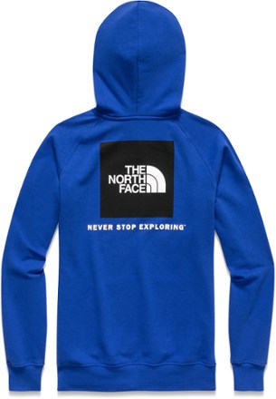 the north face black red box pullover hoodie