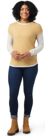 Smartwool Shadow Pine Colorblock Sweater - Women's 3