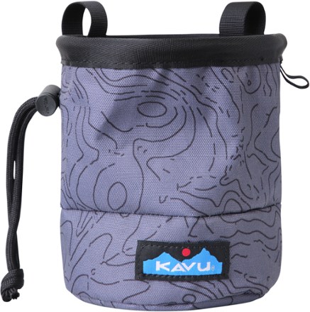 KAVU Peak Seeker Chalk Bag - Black Topo 0