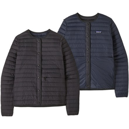 Patagonia Lightweight Reversible Down Sweater Cardigan - Women's 0