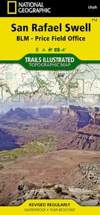 National Geographic San Rafael Swell Trail Map 0