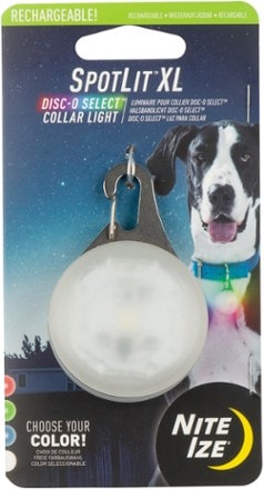 Nite Ize SpotLit XL Rechargeable Collar Light - Disc-O Select 0