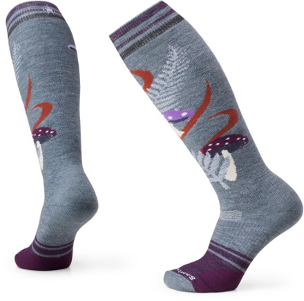 Smartwool Wo Snowboard Full Cushion Fungi Fabulous Over The Calf Socks - Women
