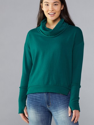 high collar hoodie women's