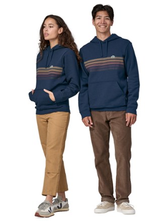 Patagonia Line Logo Ridge Stripe Uprisal Hoodie - Men's 3