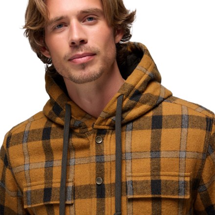 prAna Asgard Hooded Flannel Shirt Jacket - Men's 4