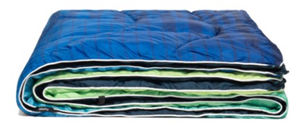 Rumpl NanoLoft Puffy Blanket - Patch Fade Cool 1