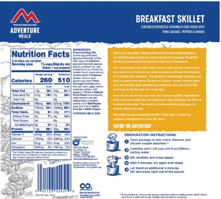 Mountain House Breakfast Skillet - 2 Servings 1