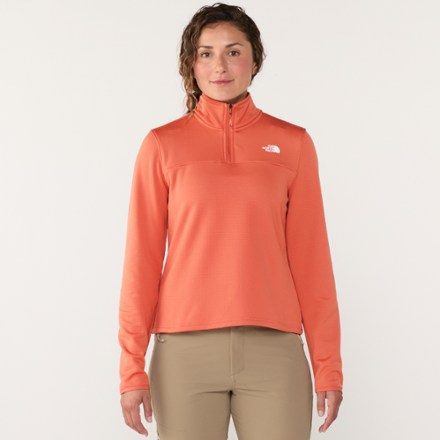 The North Face Cedar Trail Grid Fleece Quarter-Zip Pullover - Women's 1