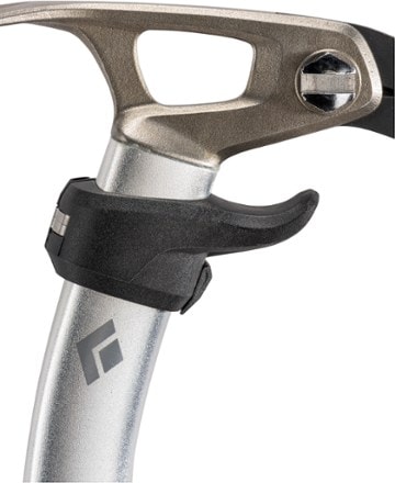Black Diamond Venom Adze Ice Axe Detail view (Silver)