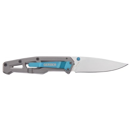 Gerber Paralite Blue Folding Knife and Shard DT Silver Triangle Multi-Tool 3
