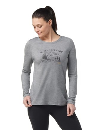 Smartwool Wilderness Summit Long-Sleeve Graphic T-Shirt - Women's 1