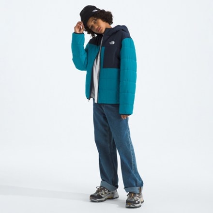 The North Face Reversible Shasta Full-Zip Hooded Insulated Jacket - Boys' 3