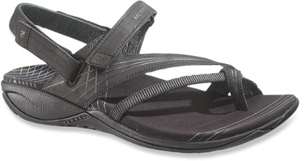 merrell black sandals